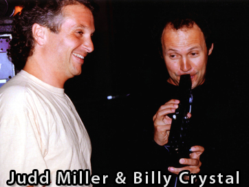 Judd Miller with Billy Crystal playing the Crumar EVI