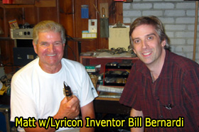 Matt Traum and Bill Bernardi Lyricon inventor