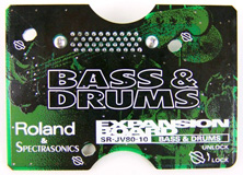 Roland SR-JV80-10 Bass and Drums Bass & Drums Expansion card board used at Patchman Music