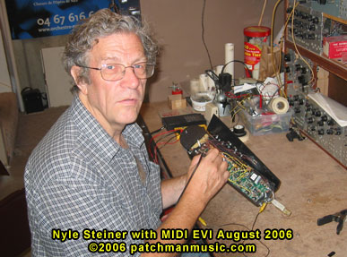 Nyle Steiner with MIDI EVI