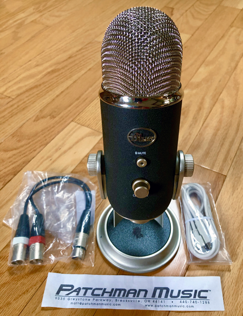 Blue Yeti PRO XLR Stereo Digital Microphone Mic White Blackout Vintage Silver Edition USB audio mic at Patchman Music