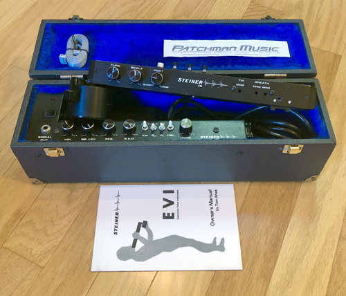 Used Crumar EVI brass trumpet wind controller synth Nyle Steiner Matt Traum at Patchman Music Michael Brecker ElectronicValve Instrument Patchman Music