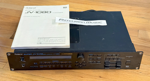 used Roland JV-1080 jv1080 wind controller module Patchman Music