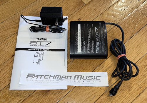 used Yamaha BT7 BT-7 wind controller battery belt pack WX& WX11 WX5 at Patchman Music